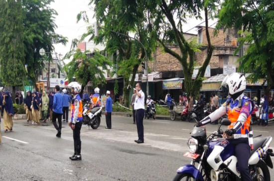 Pengaturan Lalu Lintas Dalam rangka Gebyar Muktamar Muhammadiyah dan Aisyiah ke-48