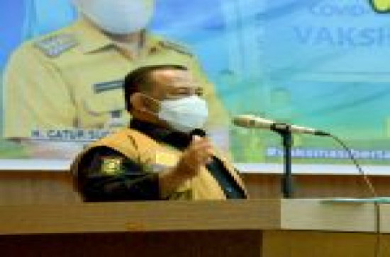 Bupati Buka Rakor Pelaksanaan Vaksinasi Covid-19