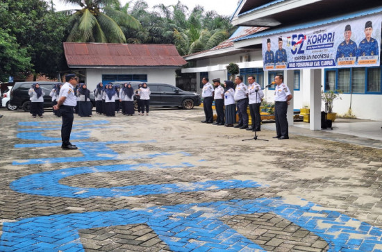 Apel Pagi di Lingkungan Dinas Perhubungan Kab. Kampar
