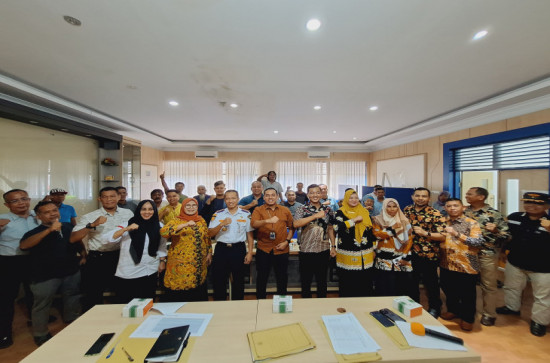 Diskusi Dishub Kampar Bersama Camat dan ketua Parkir terkait Pengelolaan Perparkiran